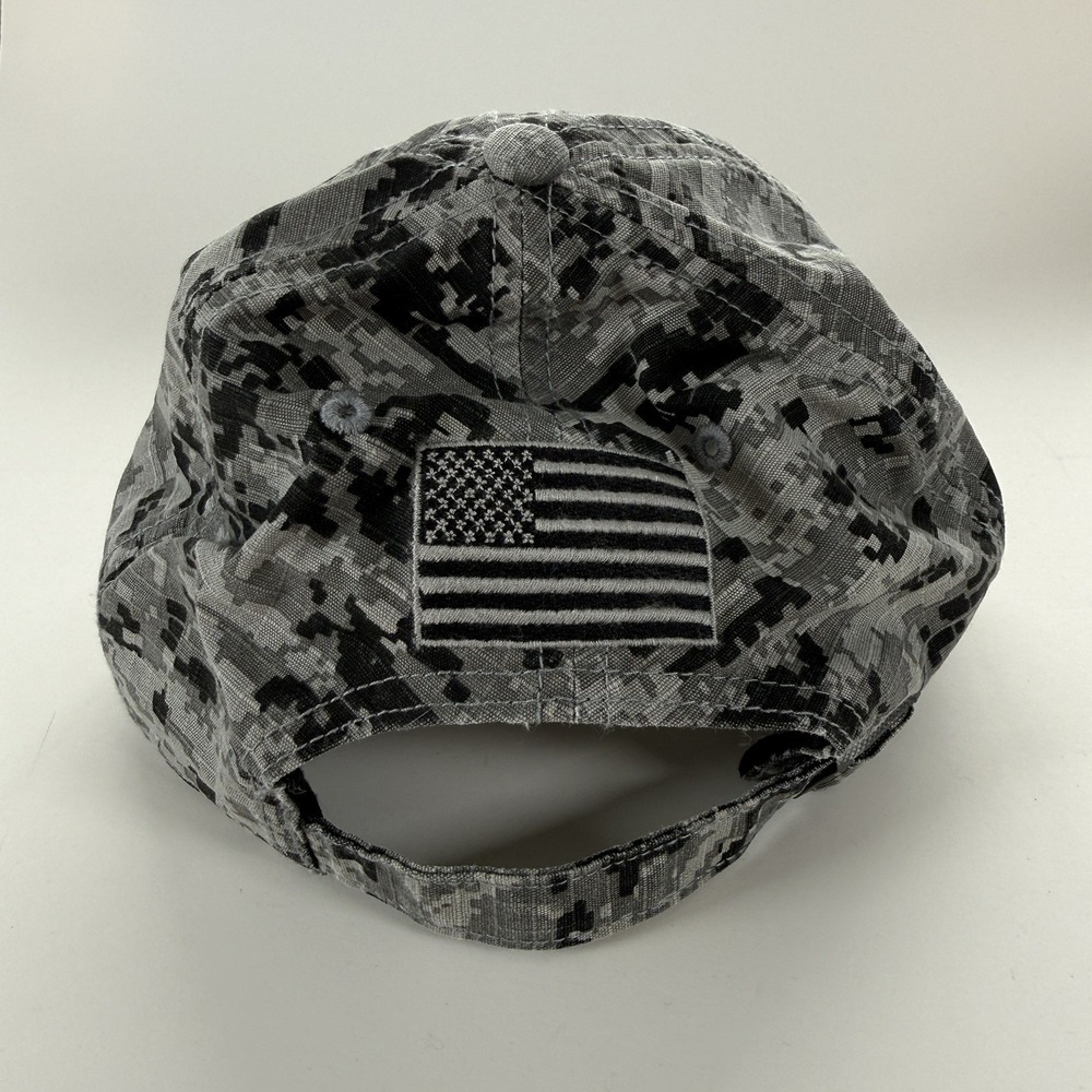 University of Michigan Wolverines '47 Digital Camo Hat OHT Black USA Flag OSFA - Picture 7 of 13